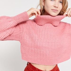 NWOT Urban outfitters cropped turtleneck sweater